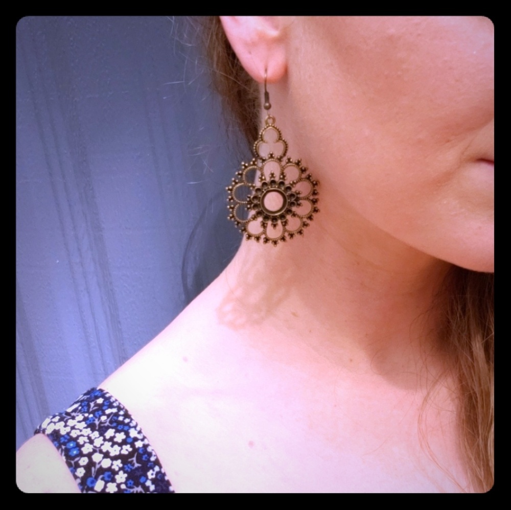 Beautiful earrings boho hippie gypsy